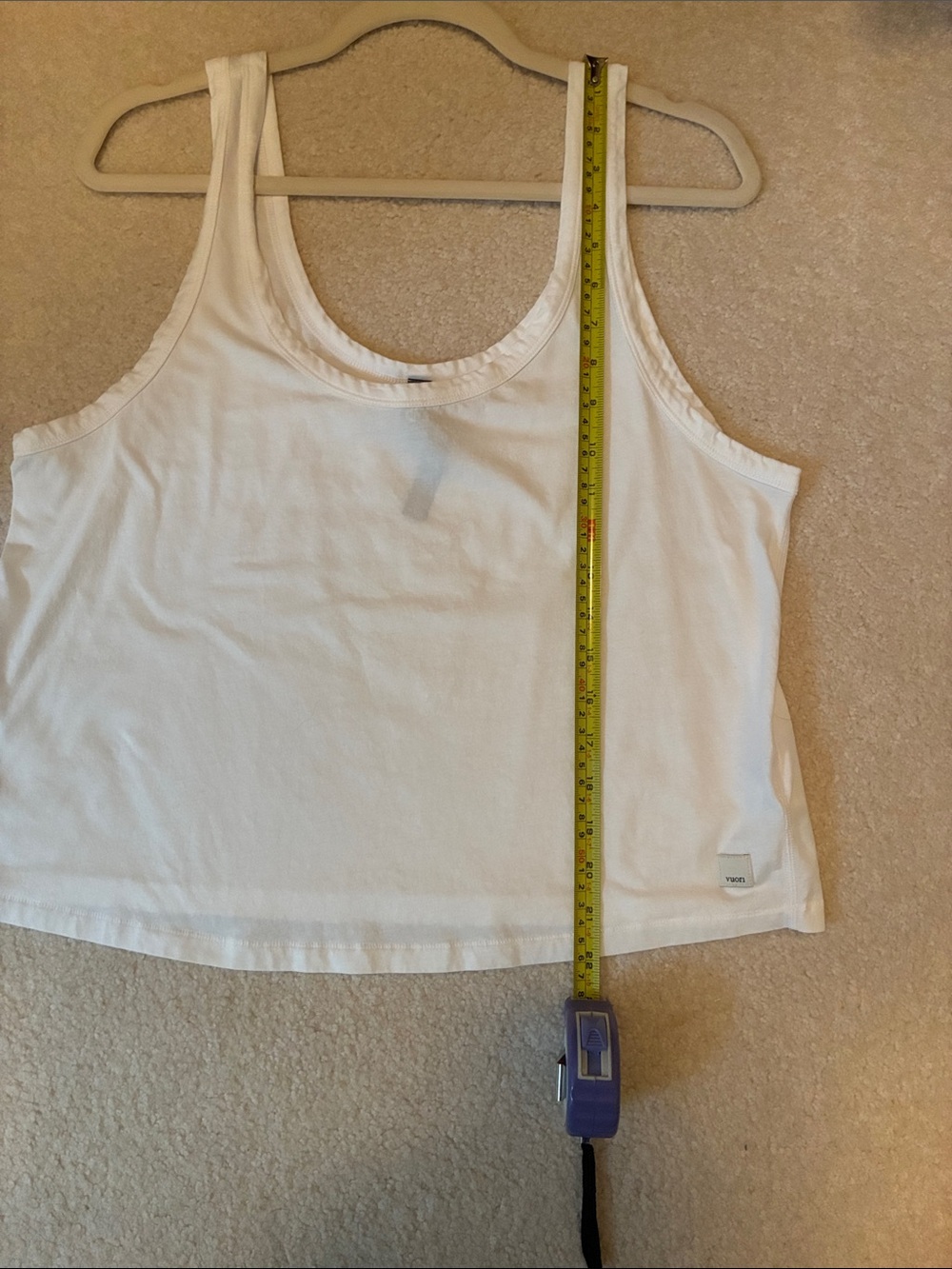 Vuori White Scoop Neck Tank Top - Picture 11 of 11